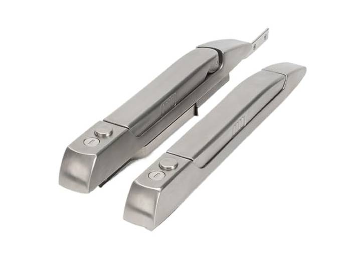 MS830Edelstahl Industrielle Instrument Control Taste Schrank Erde Hebel Lock Griff Rotierenden Typ Mobile Verteiler Box 1Pcs(MS830-8)