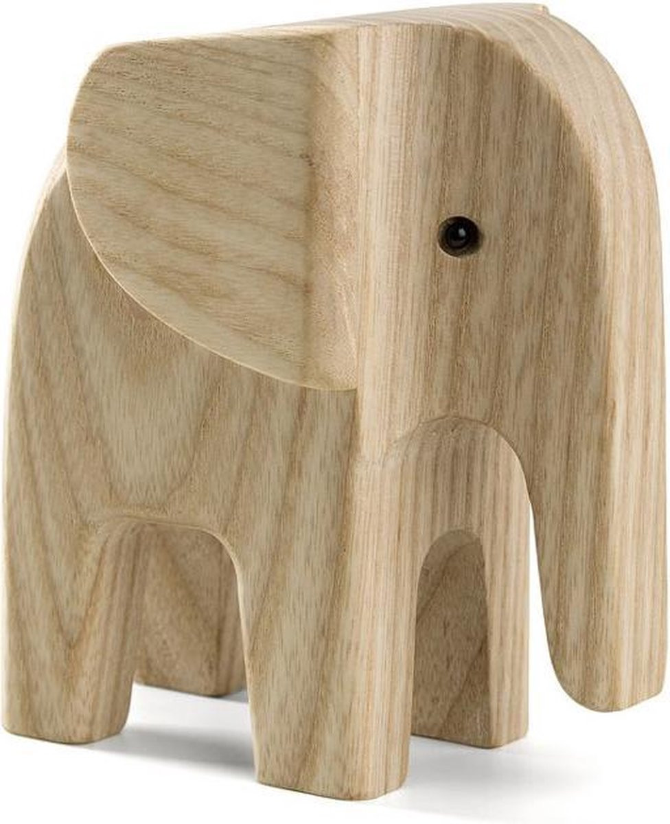 Novoform Houten decoratie olifant natuurlijk klein