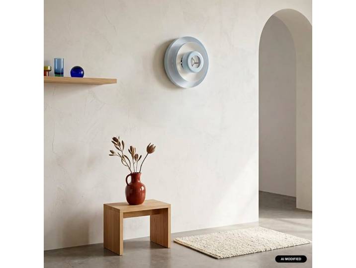 Sweeek - Applique Intérieur Métal Ø35cm Bleu Clair - Zora