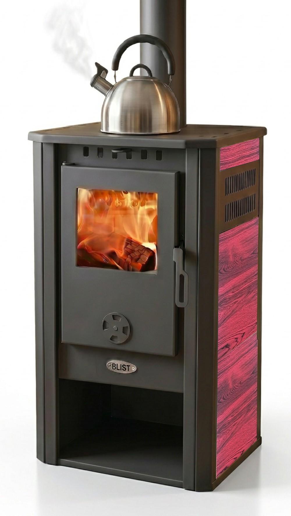 Kaminofen Atene S 4.0 Keramik Rot