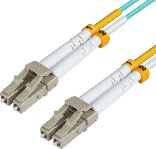 MicroConnect FIB442010 OM3 Glasvezelkabel met LC-connector, 10 meter