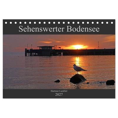 Sehenswerter Bodensee (Tischkalender 2027 DIN A5 quer), CALVENDO Monatskalender