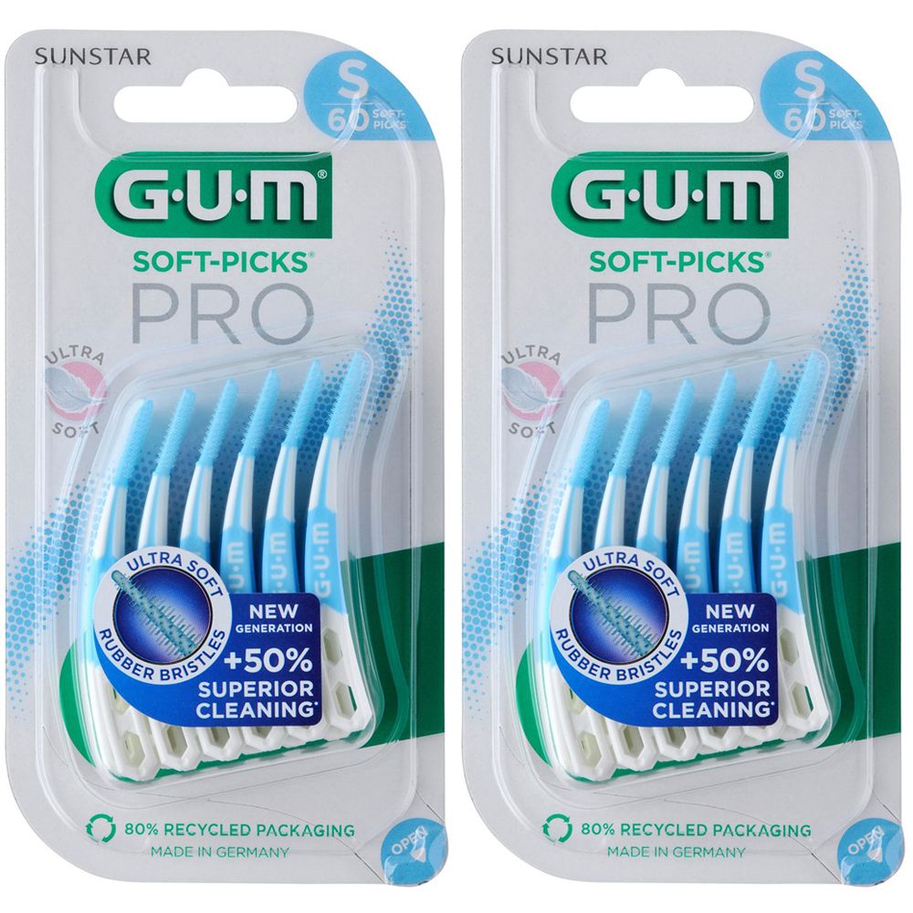 GUM Soft-Picks PRO S x2 2x60 St Zahnbürste