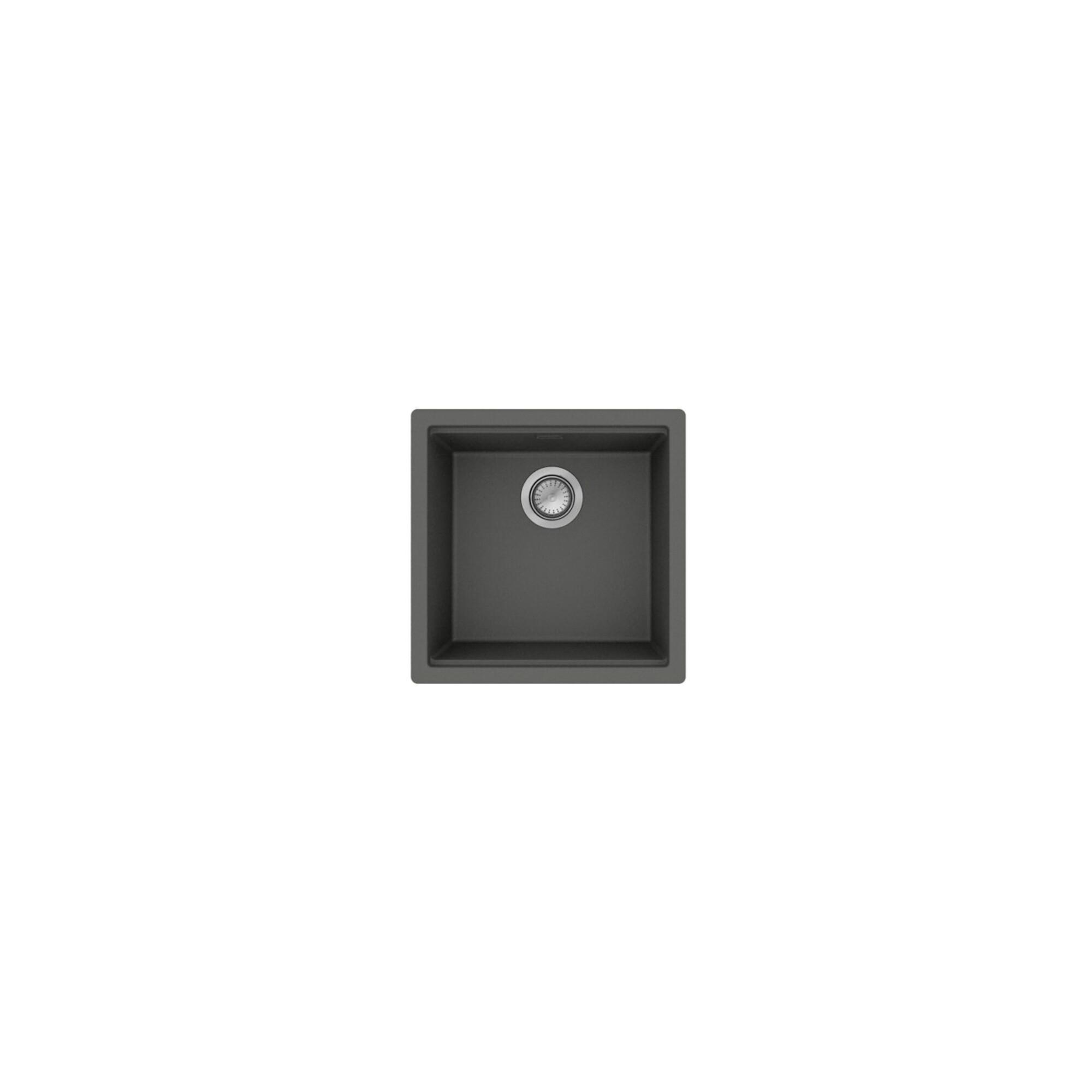 hansgrohe Unterbauspüle S53 SilicaTec, 436x436mm, steingrau (43457290)