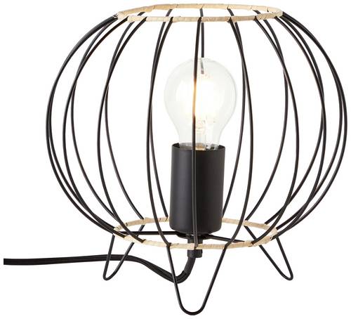 Brilliant Silemia 93086/76 Tischlampe E27 Schwarz (matt)