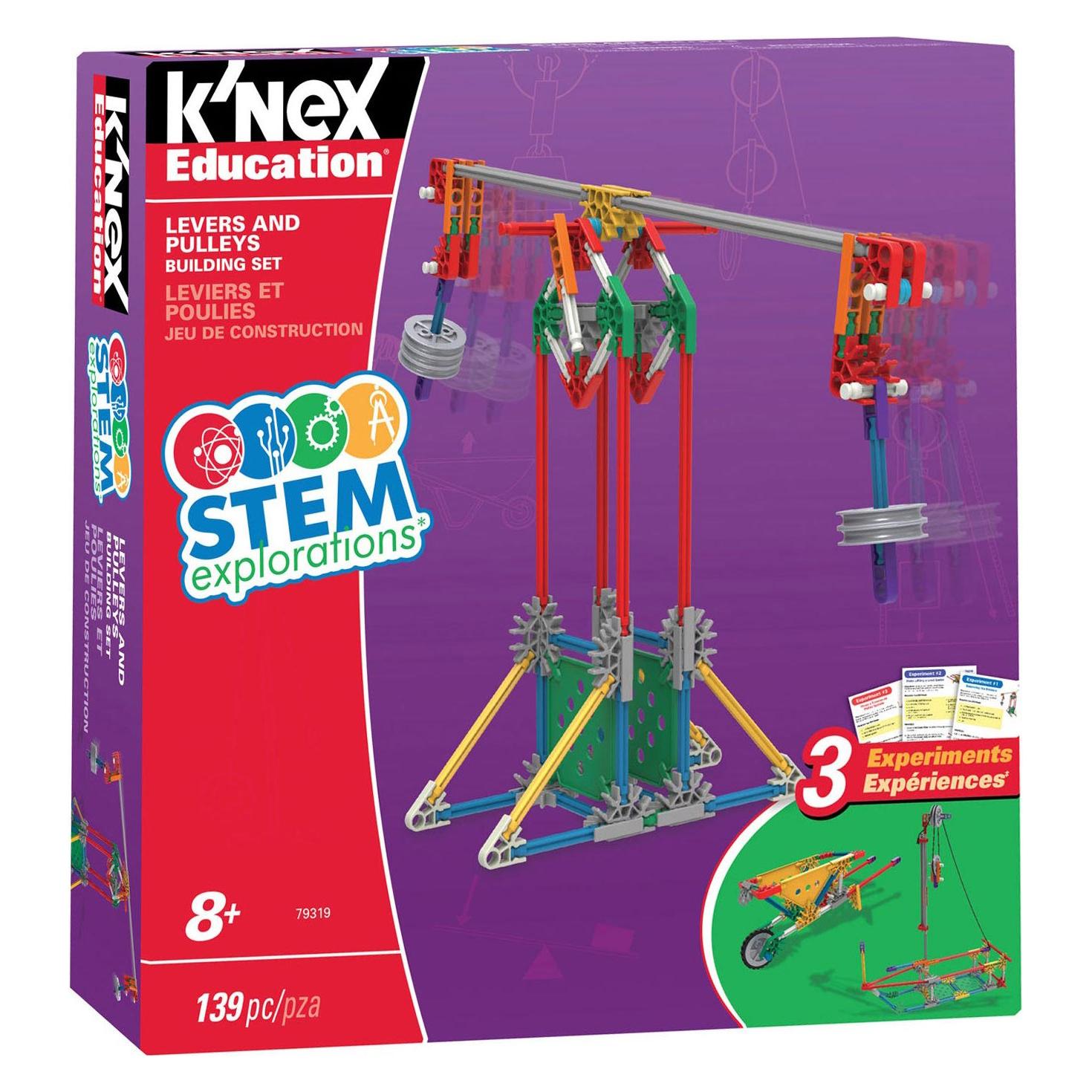 K'Nex STEM Explorations: Baukasten für Hebel und Riemenscheiben (34387)