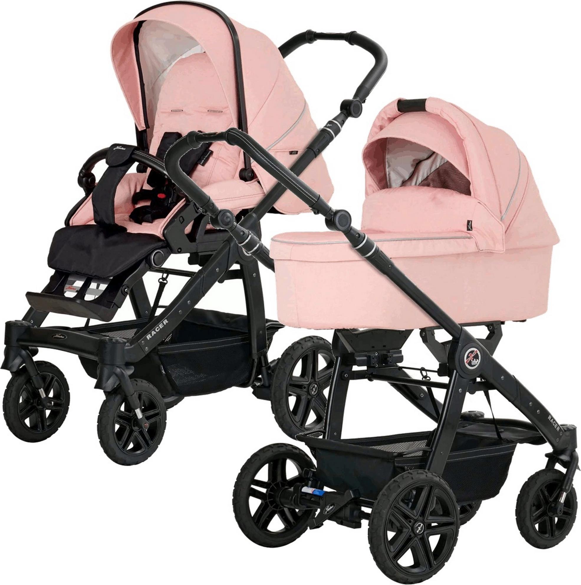 Hartan Kombikinderwagen Racer GTS Set inkl. Babywanne trend peach blossom