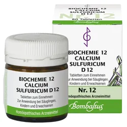 Biochemie 12 Calcium sulfuricum D 12 Tab 80 St