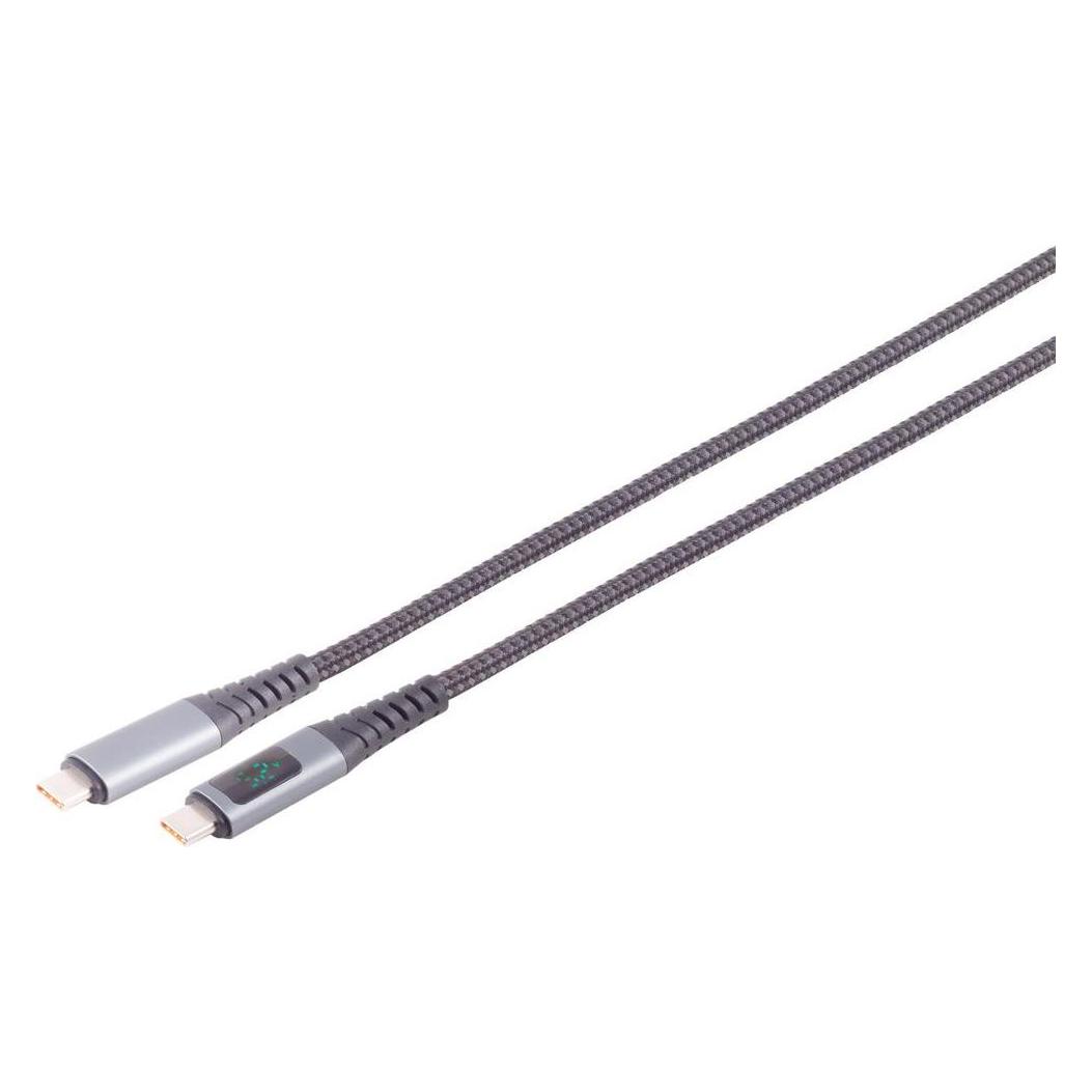 MicroConnect Premium USB-C USB4 Gen 3x2 (0.50 m, USB 2.0, 240 W) (MC-USBC-USB4-240W-050)