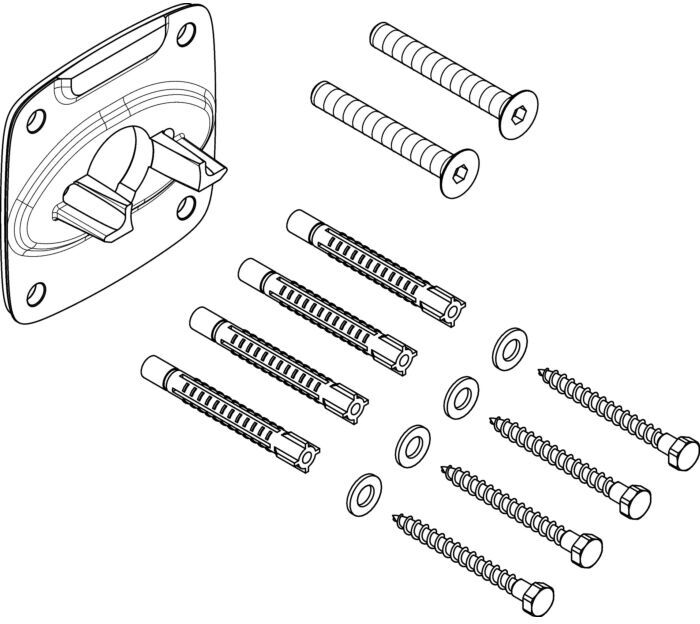 Hansgrohe Wandflansch 95746000