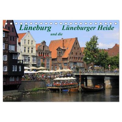 Lüneburg und die Lüneburger Heide (Tischkalender 2026 DIN A5 quer), CALVENDO Monatskalender