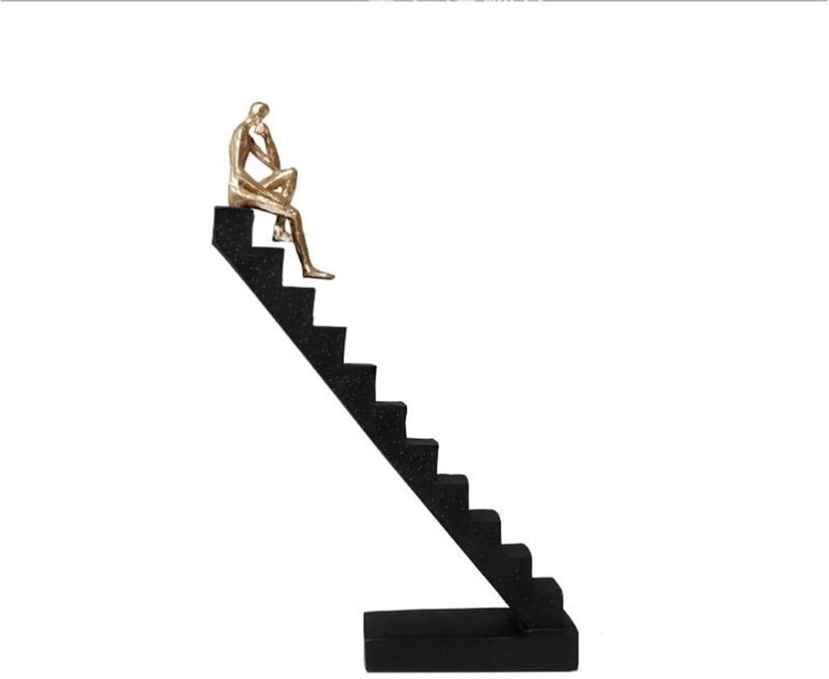 Moderne Sculptuur Karakter Ornament voor Woonkamer Decoratie
