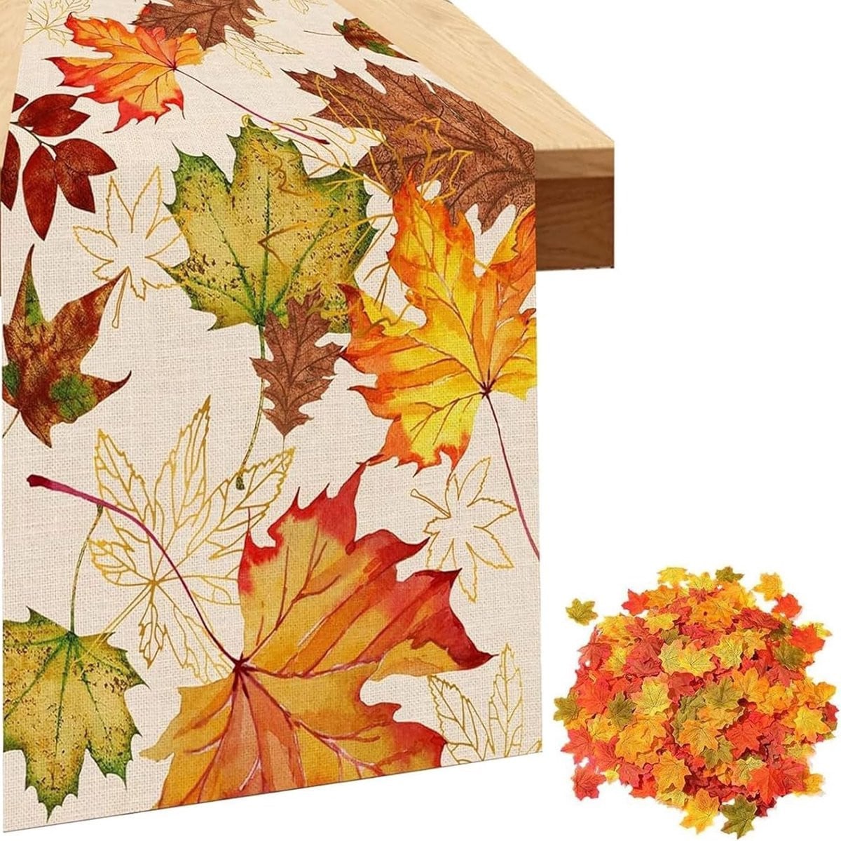Herfst tafelkleed voor Thanksgiving en feestdagen, polyester, 33 x 183 cm