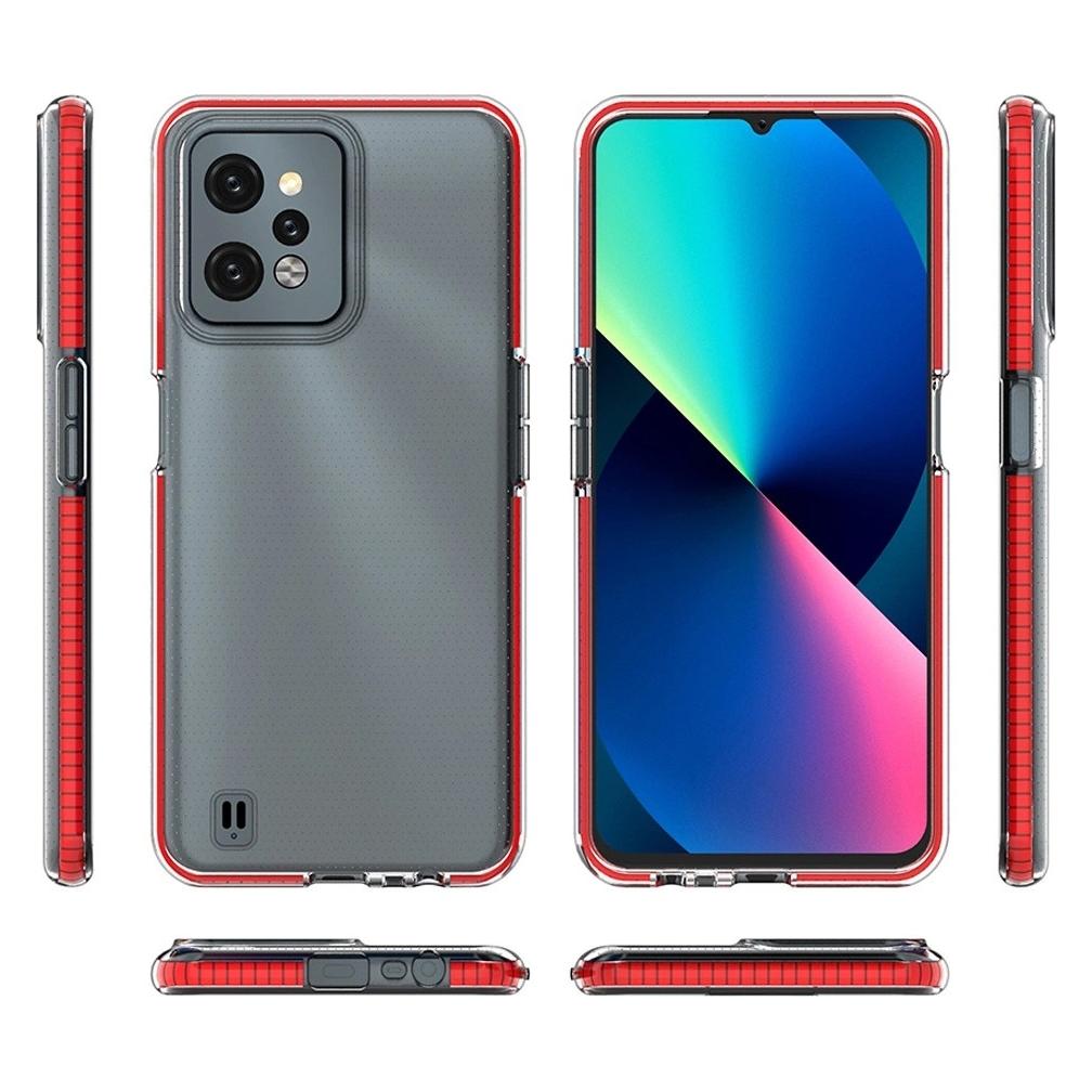 Hurtel Spring Case Hülle für Realme C31 Silikonhülle mit Rahmen schwarz (Realme C31) (1404978613)