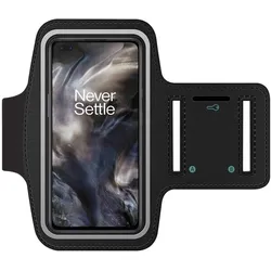 SmartFitness OnePlus Nord Handy Sport Armband, Smartphone Sportarmband, Schwarz