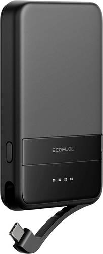 ECOFLOW Rapid 5000 Powerbank 5000 mAh Magsafe, Qi Wireless Charging Li-Ion USB-C, Wireless Charging Schwarz