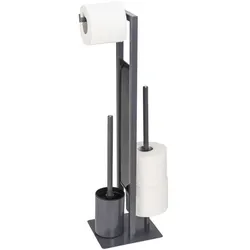 Wenko Stand WC-Garnitur »Rivalta« grau, 18x70 cm