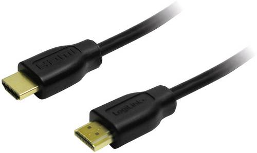 LogiLink Kabel HDMI High Speed mit Ethernet, 4K/30Hz, 1,0m