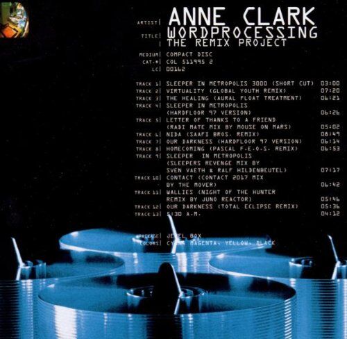 Anne Clark - Wordprocessing - Preis vom 11.10.2026 23:13:37 h