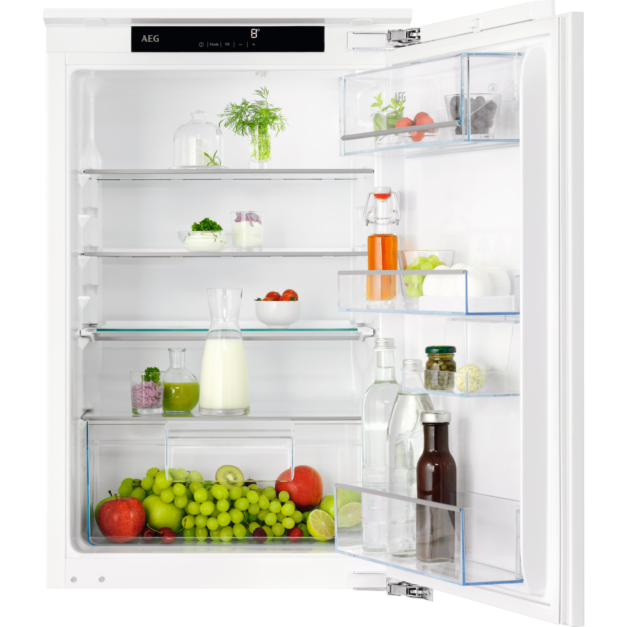 AEG Einbaukühlschrank / 880 mm / 137 L / Festtür TSK5O88WDF Weiß