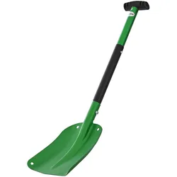 VEVOR Schneeschaufel, 270x215 mm, Schneeschieber aus Aluminiumlegierung mit T-förmigen Griffen, Schneeräumer, Schneeschippe, Schneeschüppe, tragbares Schneeräumwerkzeug für Garten, Auto, Camping