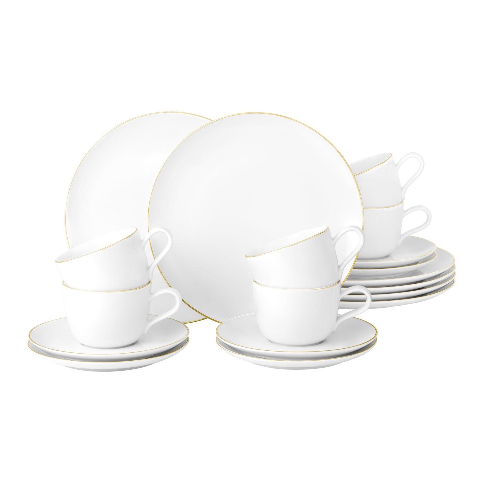 Seltmann Weiden Kaffeeservice Liberty Goldrand 18-tlg.