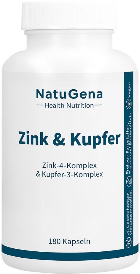 NatuGena Zink & Kupfer Kapseln