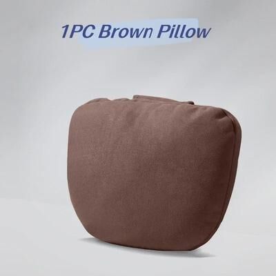 Uplifted Finds Universal Memory Cotton Cervical Calibration And Ergonomic Interface brown Pillow