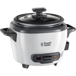 Russell-Hobbs Reiskocher Mini 27020-56, 0,4 Liter, 200 Watt, mit Warmhaltefunktion, weiß