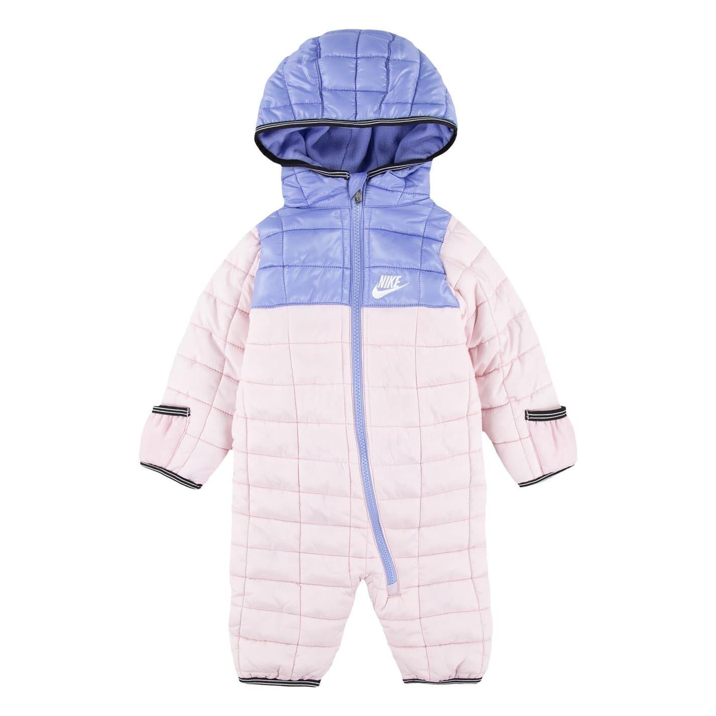 Nike - Schneeanzug für Baby, mit Kapuze, Langärmlig (Schaum Pink)