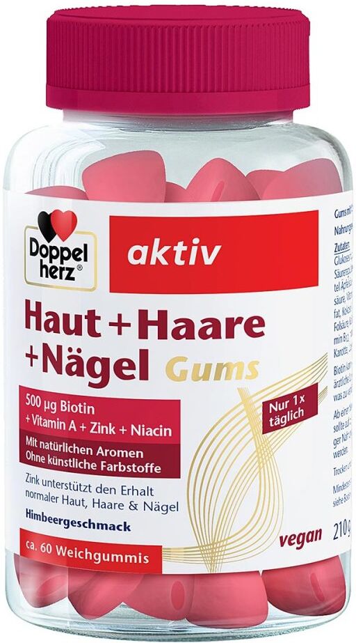 Doppelherz Haut+Haare+Nägel Gums 60stk
