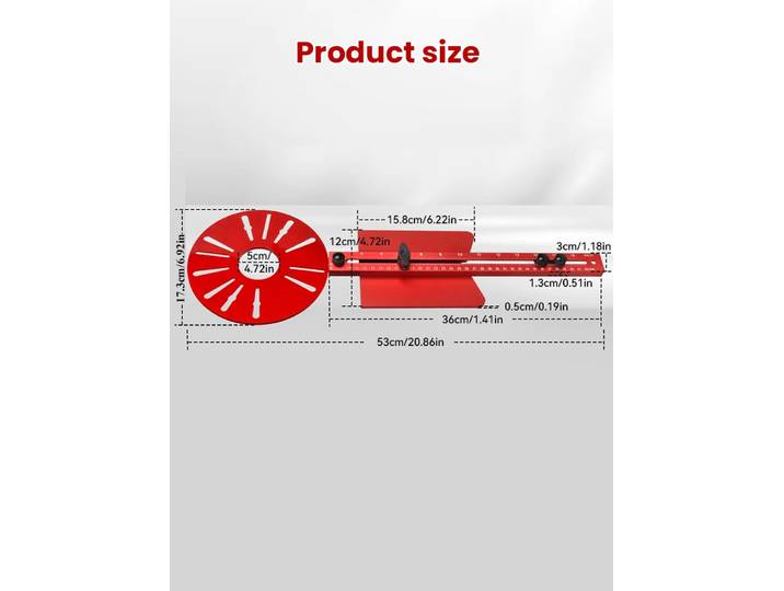 Base de support de rainure de fraisage universelle pour le travail du bois, routeur, coupe circulaire, gabarit, Machine à graver, Base de support de guidage circulaire de coupe