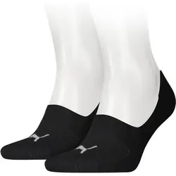 PUMA Footie 2er-Pack, Größe 43-46 in Schwarz Schwarz