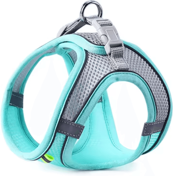 Inspire Essentials Reflective Breathable Pet Harness And Leash Set blue m