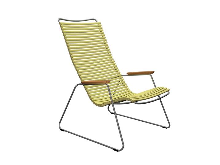 HOUE - CLICK Outdoor Lounge Chair, lemon zest