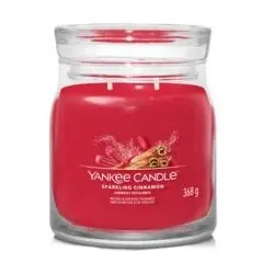 Sparkling Cinnamon Signature Medium Jar 368g 2-Docht