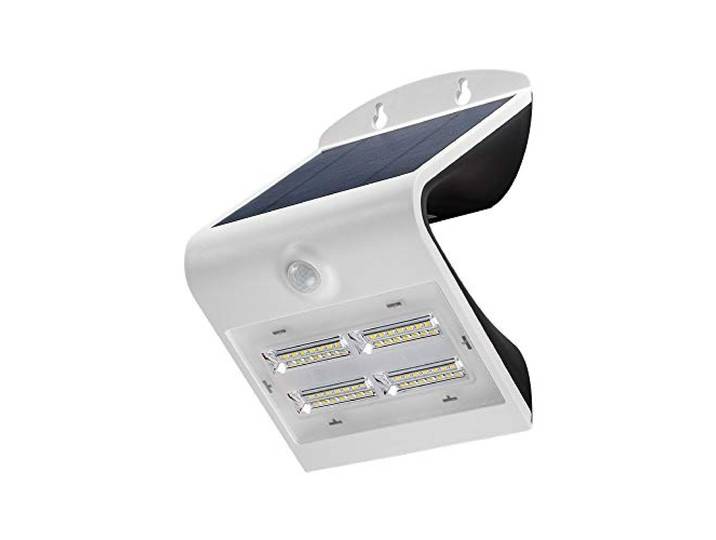 Goobay 45808 Applique Murale Solaire LED avec Détecteur de Mouvements\, 3.2 W Puissance Absorbée\, Blanc