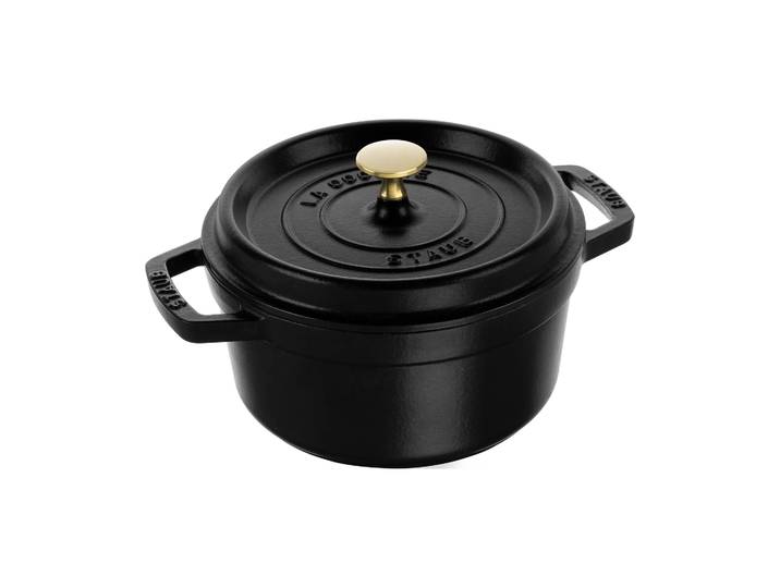 STAUB Cocotte ronde La Cocotte Staub fonte 2,2 L Noir