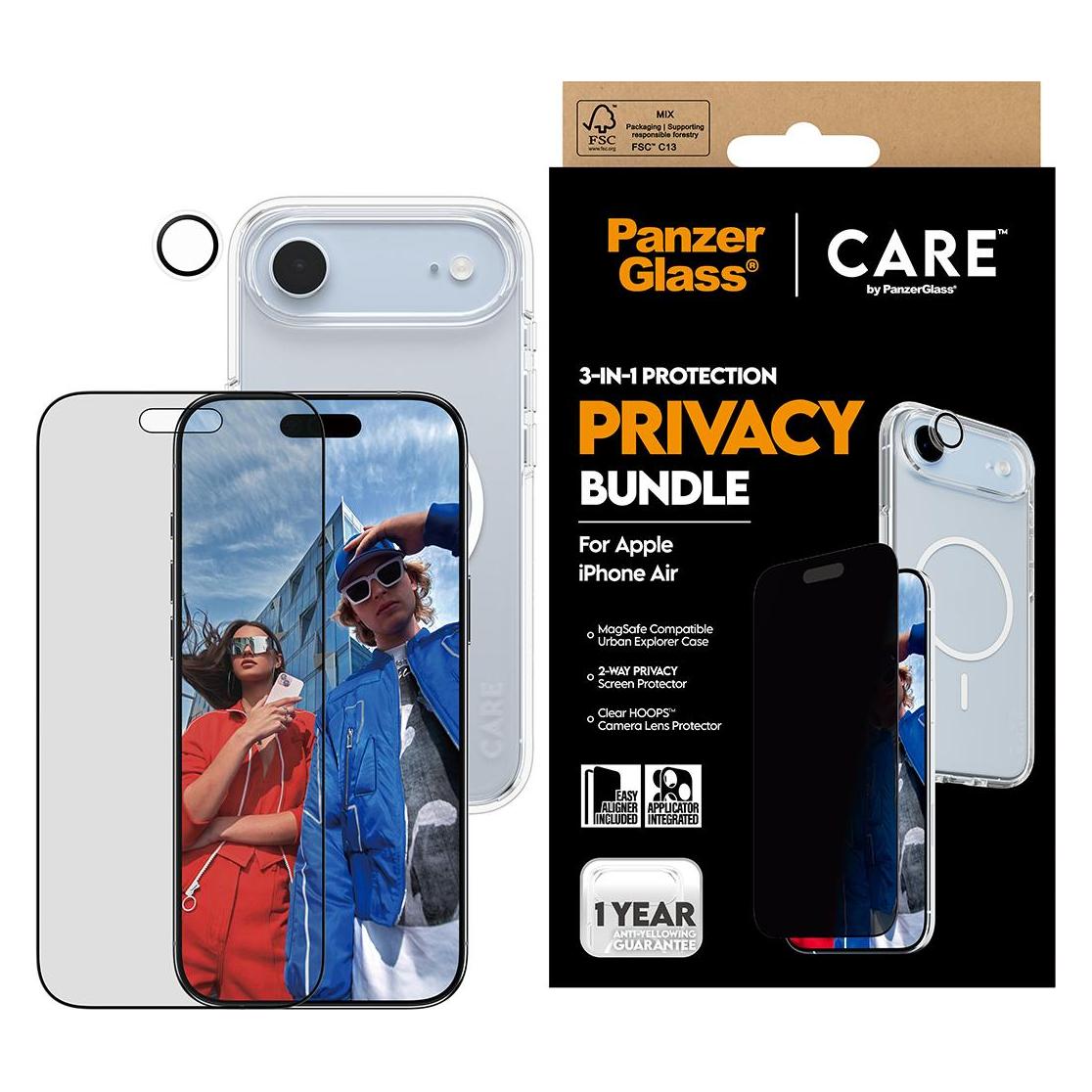 PanzerGlass 3-in-1 Privacy Set (Apple iPhone Air) (CR33419)
