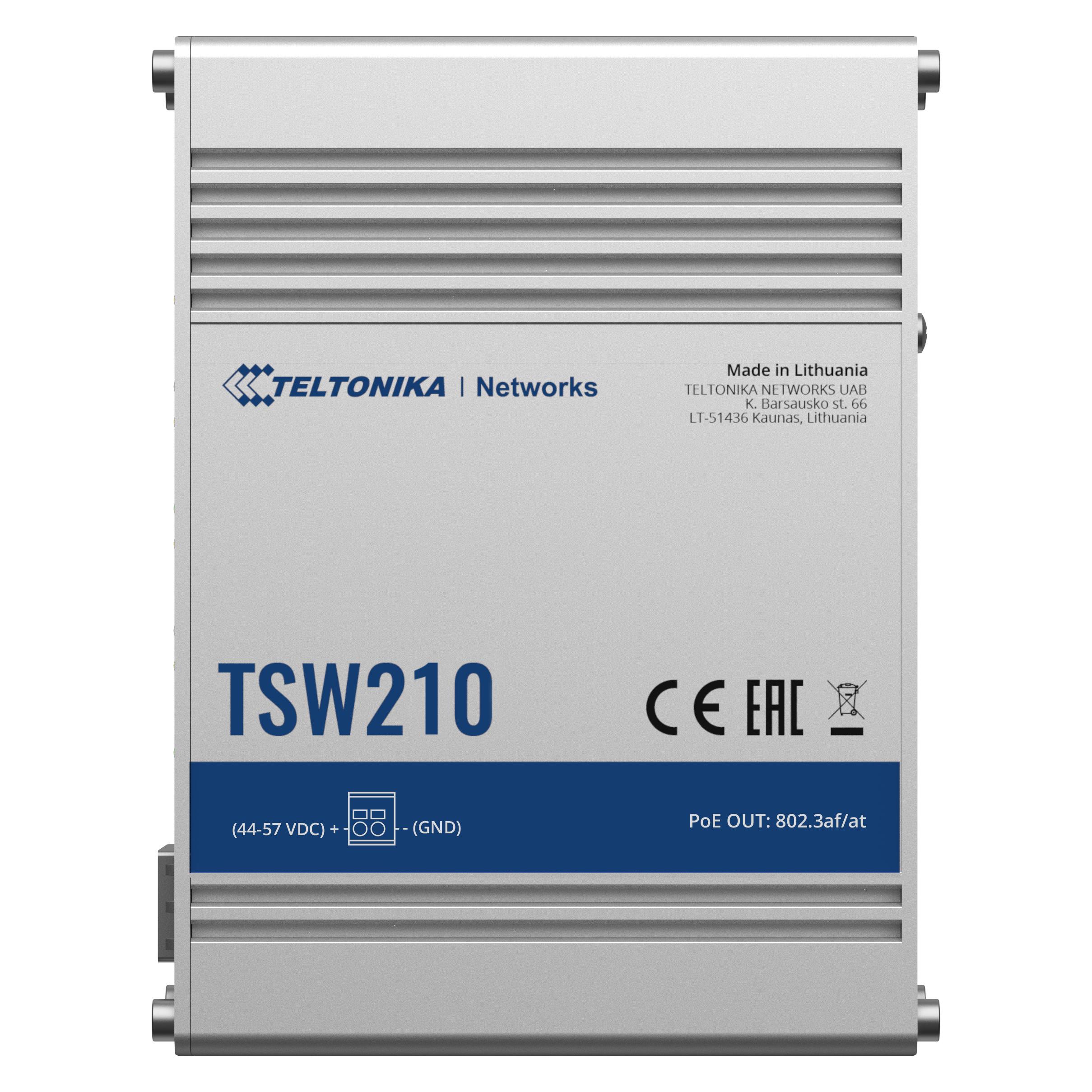 Teltonika TSW210 8-Port-Schalter (10 Ports) (TSW210000040)