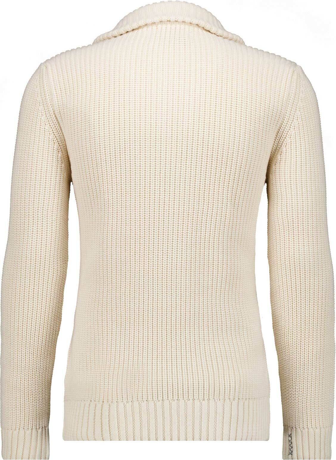 Rundhalspullover RAGMAN, Herren, Gr. 60, ecru, 008, Strick, 100% Baumwolle, Pullover Rundhalspullover ecru, 008 60