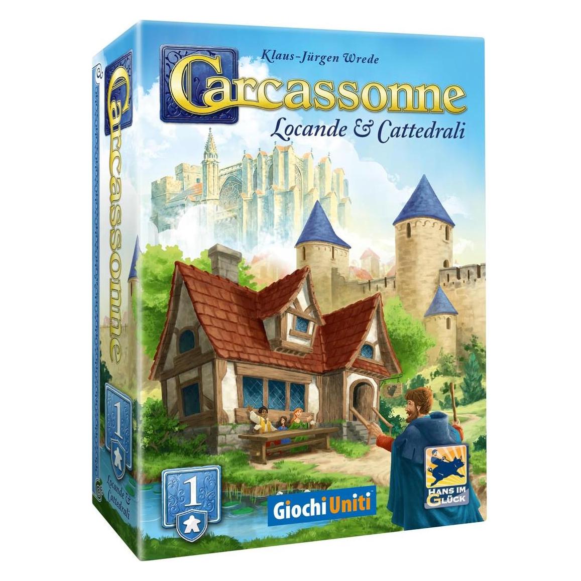Giochi uniti Carcassonne Revival: Locande E Cattedrali 1 (Italienisch, 2 - 6 Spieler) (62906011)