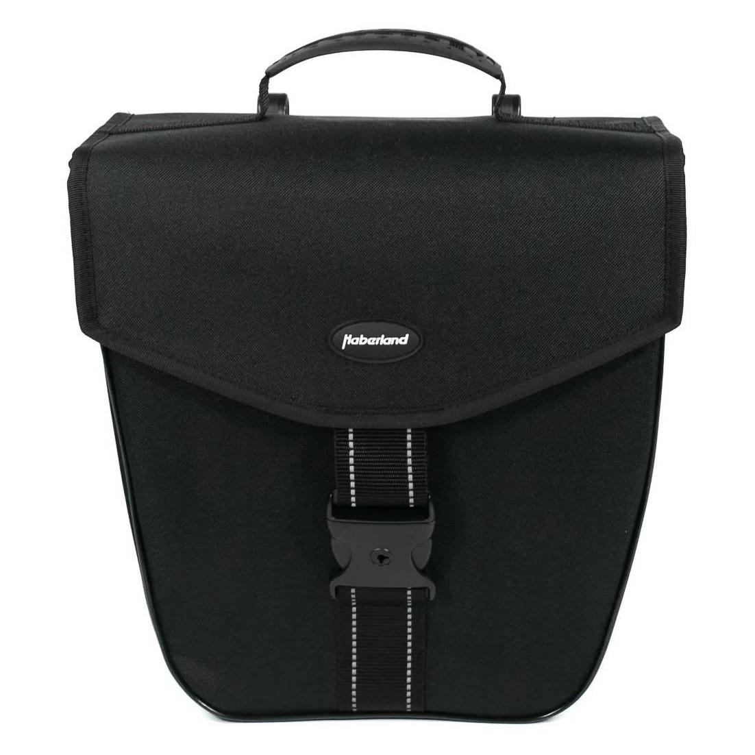 Haberland Fahrrad und Einzeltasche Haken-Befestigung, Schwarz, 25 x 20 x 15 cm, 16 Liter, EH2504 0 (16 l) (EH2504 00)