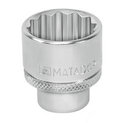 Matador Schraubwerkzeuge 40751120 Außen-Doppelsechskant Steckschlüsseleinsatz 12 mm 1/2 (12.5 mm)
