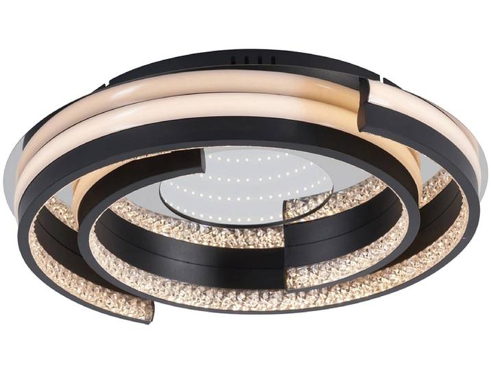 Deckenlampe LED SISKA 40cm 24W schwarz