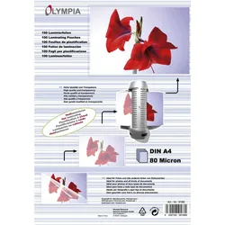 OLYMPIA - A4 (210 x 297 mm) 100 Stck. laminiertes Band