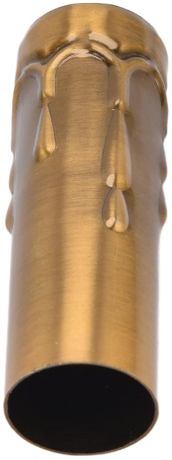 10 stuks Gouden Candle Drip Sleeves voor kandelaars en wandlampen