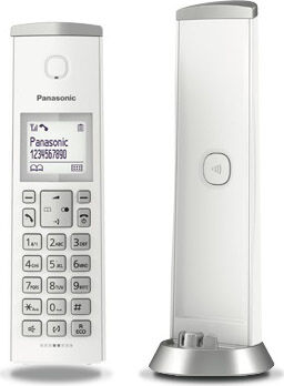 Panasonic Kx-Tgk210jtw Cordless Telefono Fisso Dect Sistema Blocco Chiamate Indesiderate Funzione Eco Colore Bianco - Kx-Tgk210jt