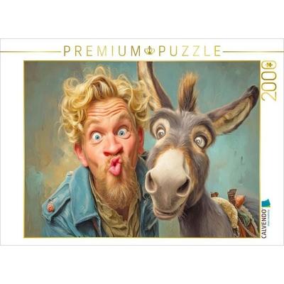 CALVENDO Puzzle Humorvolle Cartoons | 2000 Teile Lege-Größe 90x67cm Foto-Puzzle für glückliche Stunden