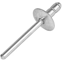Gesipa, Nieten, 216720056 Polygrip-Blindniet 3,2 x 8 Kopf 9,5 mm Aluminium/RVS 1.000 Stück